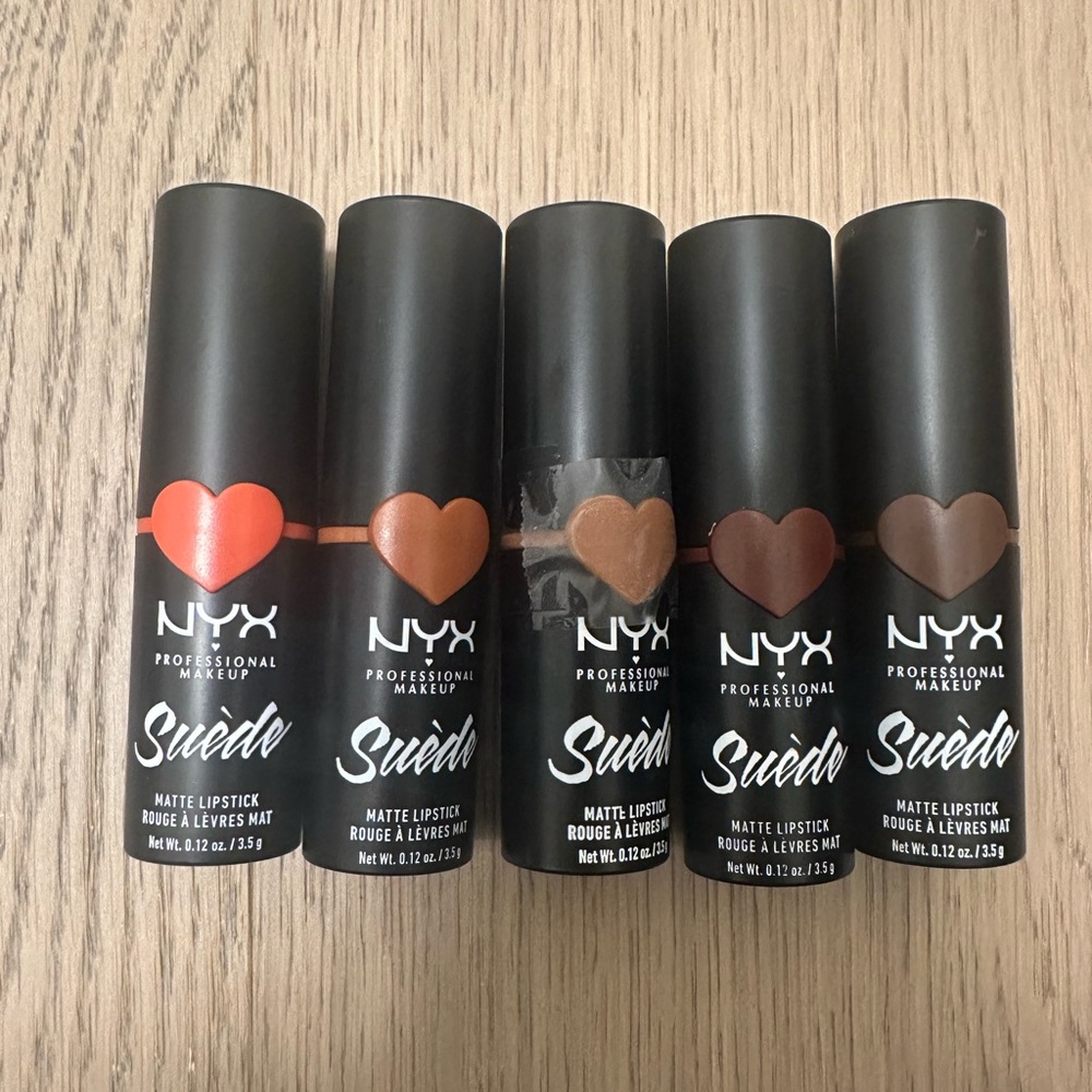 Nyx suede lipsticks